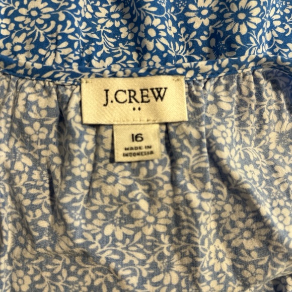 J. Crew Blue Floral Maxi Dress - Picture 4 of 5